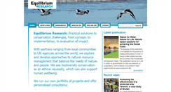 Desktop Screenshot of equilibriumresearch.com