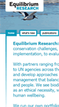 Mobile Screenshot of equilibriumresearch.com
